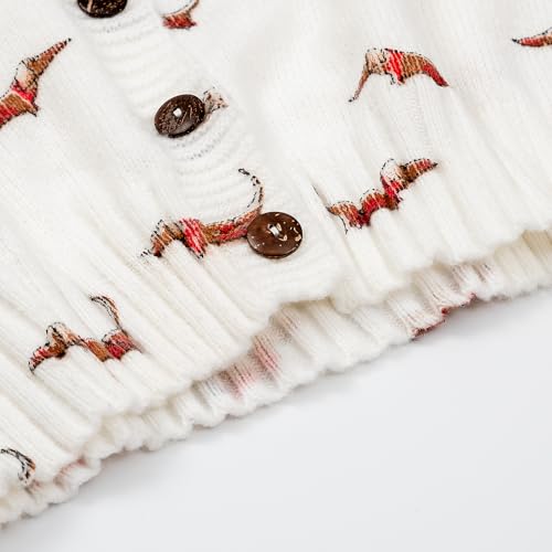 Long Sleeve Button Knit Cardigan Sweater F7450