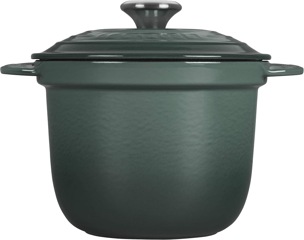 Enameled Cast Iron Rice Pot with Stoneware Insert, 2-1/2-Quart K7529
