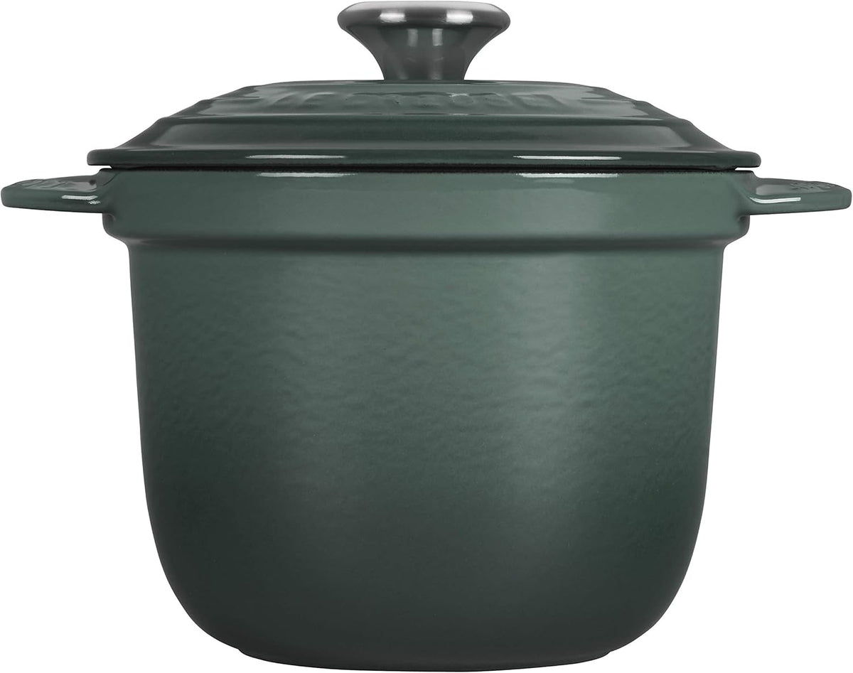 Enameled Cast Iron Rice Pot with Stoneware Insert, 2-1/2-Quart K7529