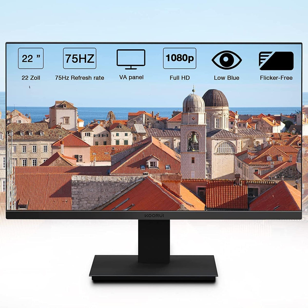 24 inch IPS FHD 1080p 75Hz LED Computer Monitor M8821