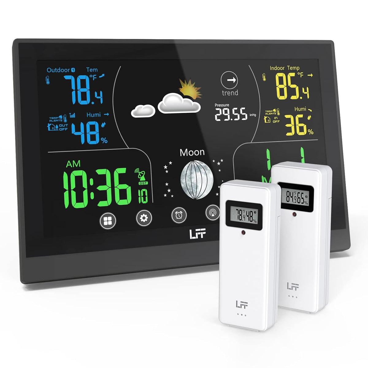 Wireless Color Display Weather Station with 2 Sensors G88243