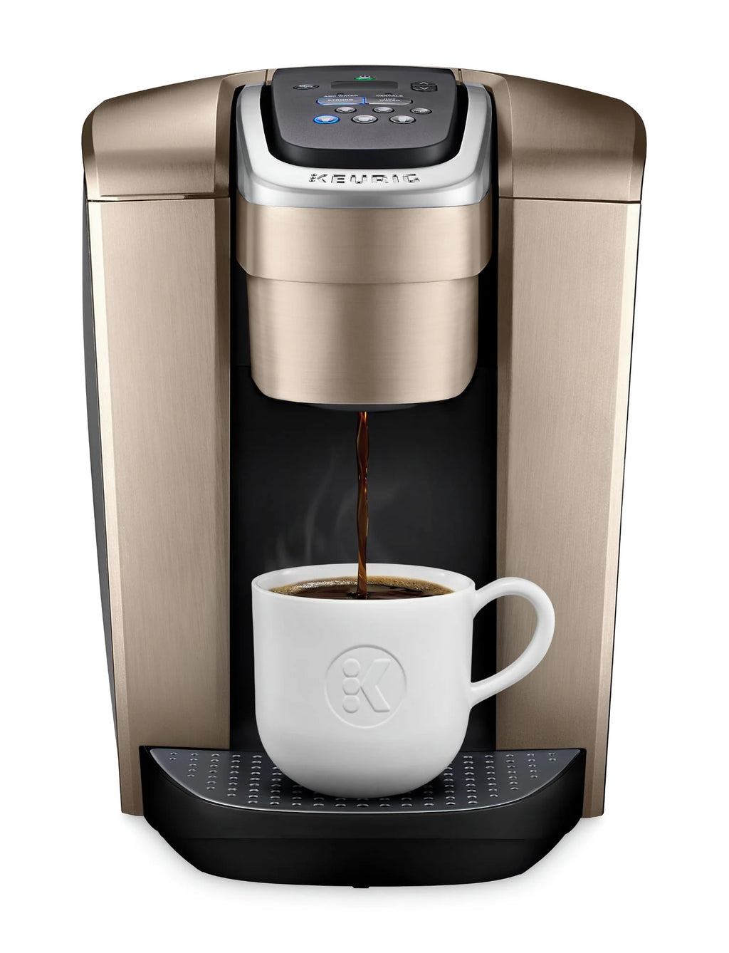 Brushed Silver Single-Serve K-Cup Pod Coffee Maker S9987