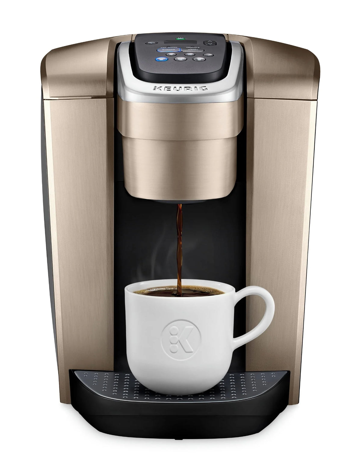 Brushed Silver Single-Serve K-Cup Pod Coffee Maker S9987