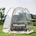Pop Up Bubble Tent 6’ x 6’ 2-3 Person Beige J600