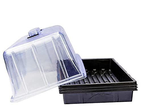 3 Pack 1020 Trays with Humidity Domes D986
