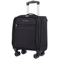 Black 14.5 Inch Softside Spinner Carry On Luggage I46885