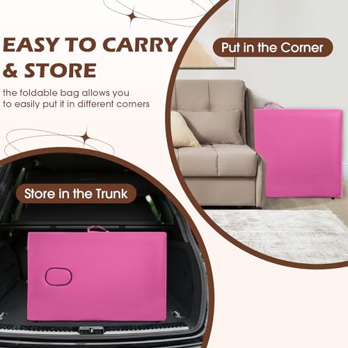24 inch Wide Folding Height Adjustable Massage Table with Non-Woven Bag T1638