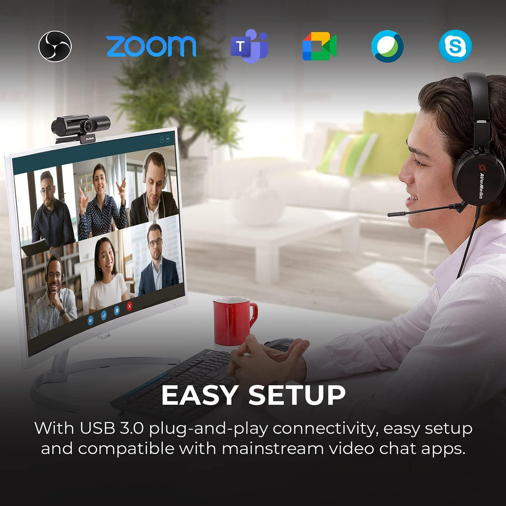 4K UHD Webcam with Microphone T376