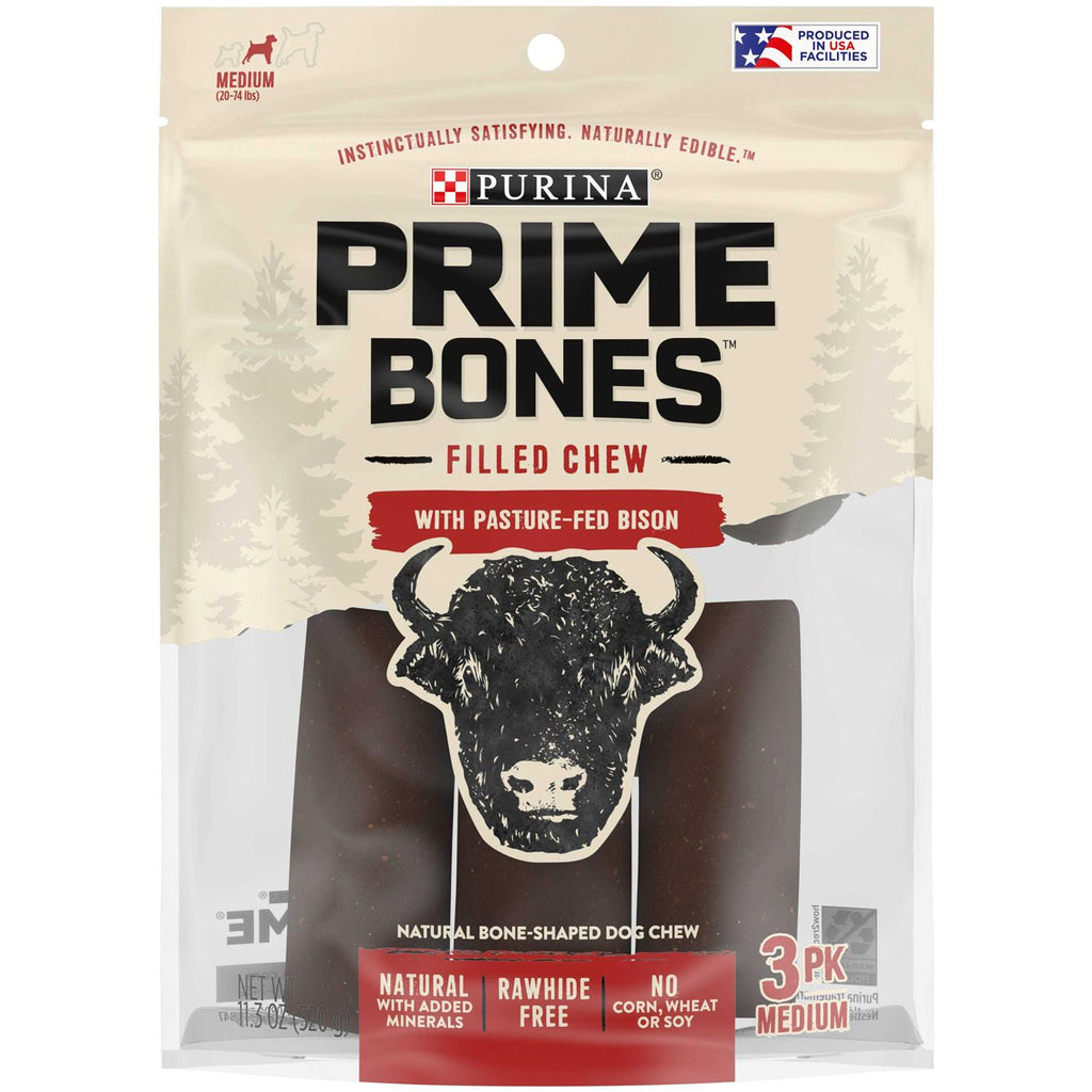 Natural Dog Treats Filled Chew With Pasture-Fed Bison T966412