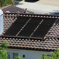 28" X 20' ft Black Solar Panel System Heating Swimming Pool E39410