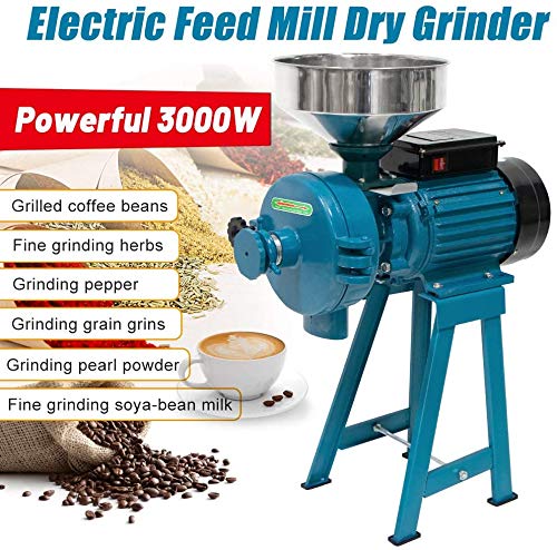 3000W Electric Grain Grinder Mill with Funnel V47669