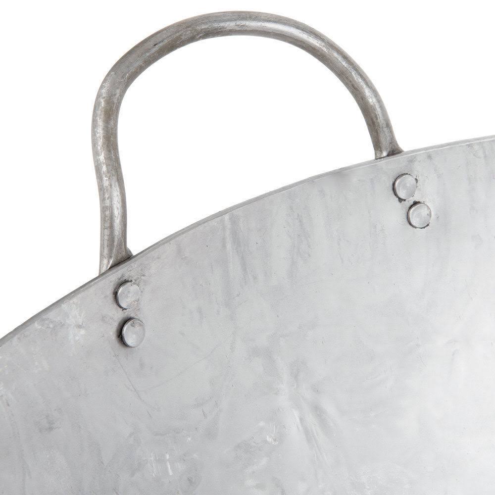 24 inch Steel Cantonese Style Wok S627