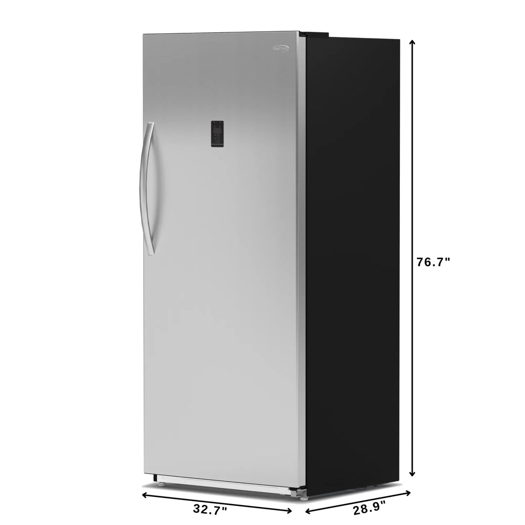 21 cu. ft. Silver Convertible Refrigerator Freezer J990