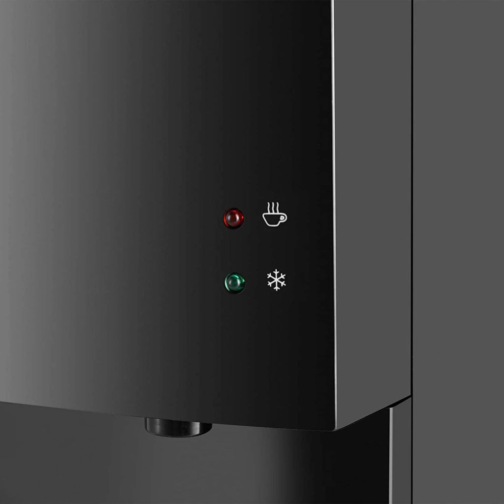 5 Gallon Hot Cold Water Dispenser Top Loading with Child Safety Lock Black N575035