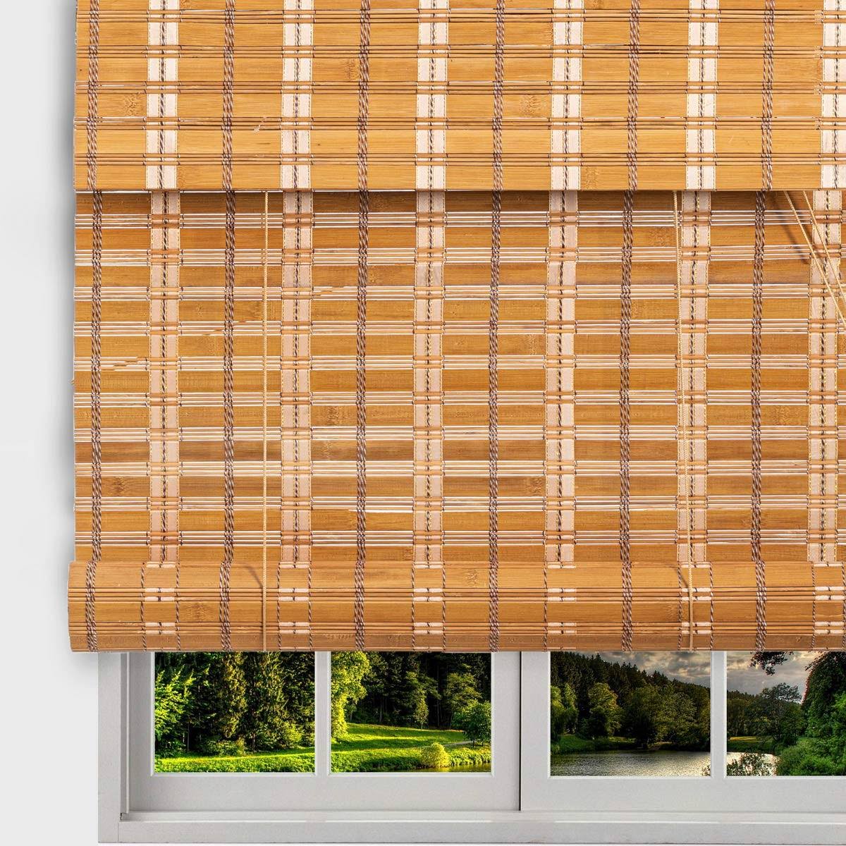 Bamboo Roll Up Window Blind Sun Shade N16502