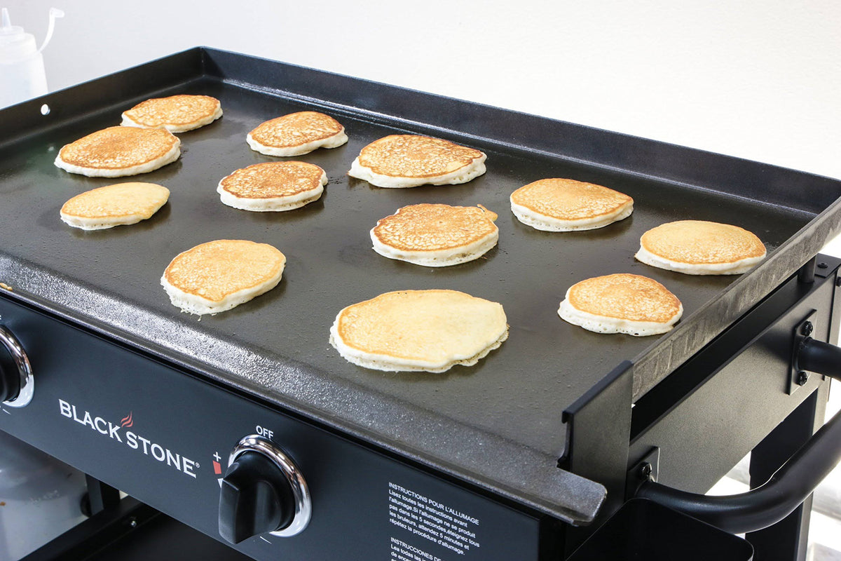 28 in 2-Burner Propane Gas Grill with Griddle Top L63815