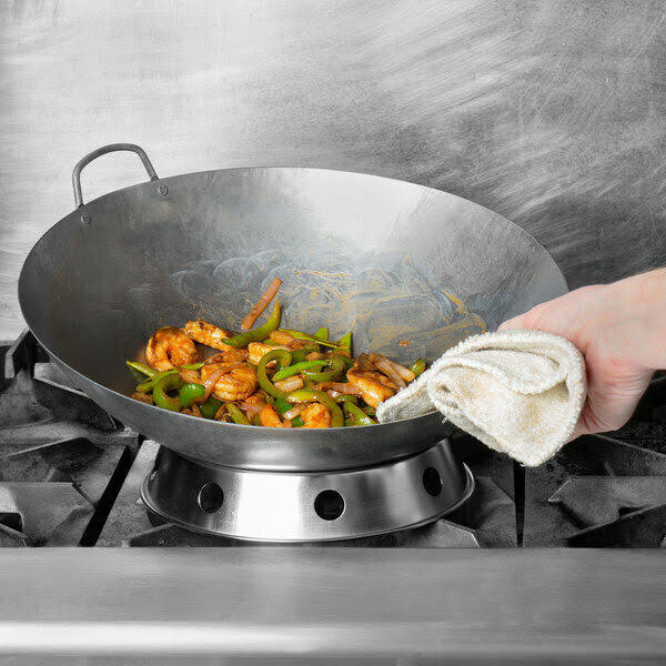 24 inch Steel Cantonese Style Wok S627