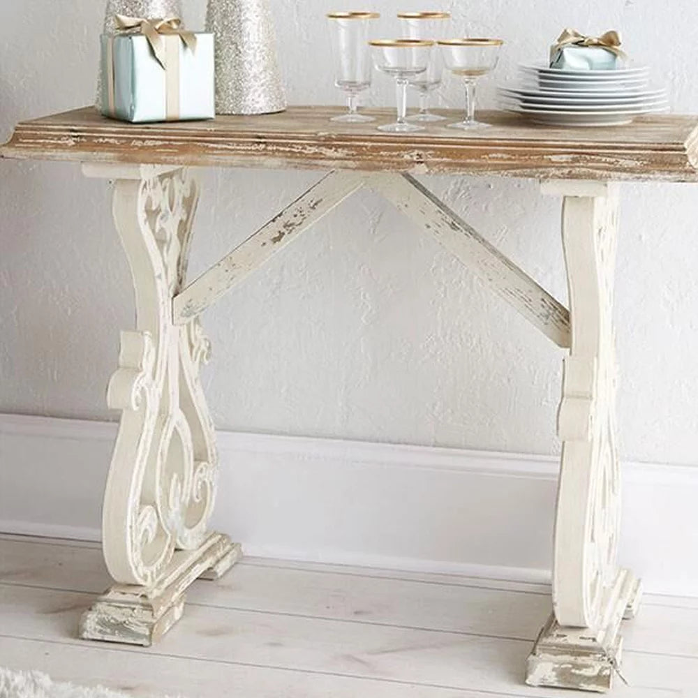 48" Wooden Console Table Q9733