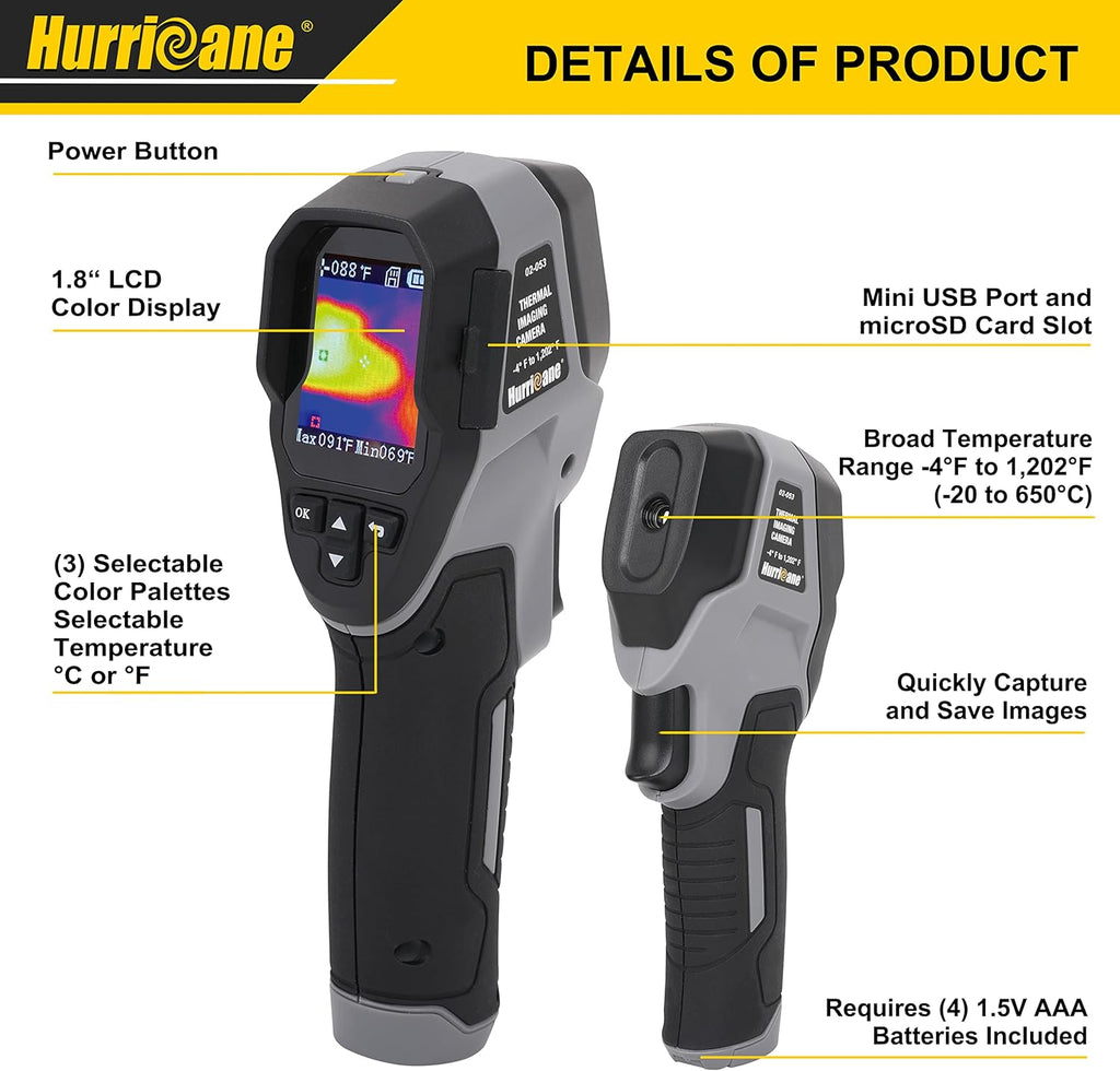 1.8 LCD Handheld Infrared Thermal Imaging Camera Z70089