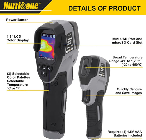 1.8 LCD Handheld Infrared Thermal Imaging Camera Z70089