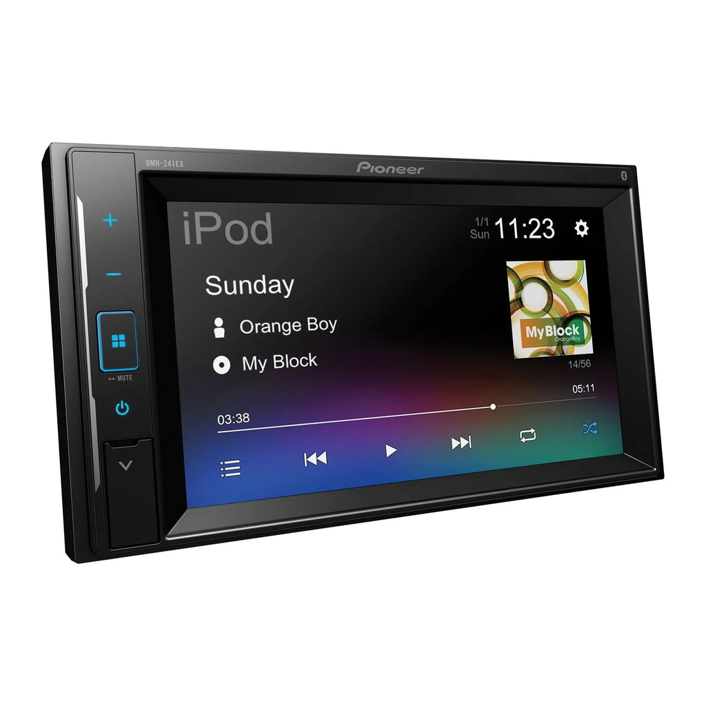 6.2-In. Double-DIN Digital Media Receiver with Touch Screen and Bluetooth E55908