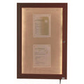 Indoor/Outdoor LED Lighted Display Case 36inH x 24inW Z91585