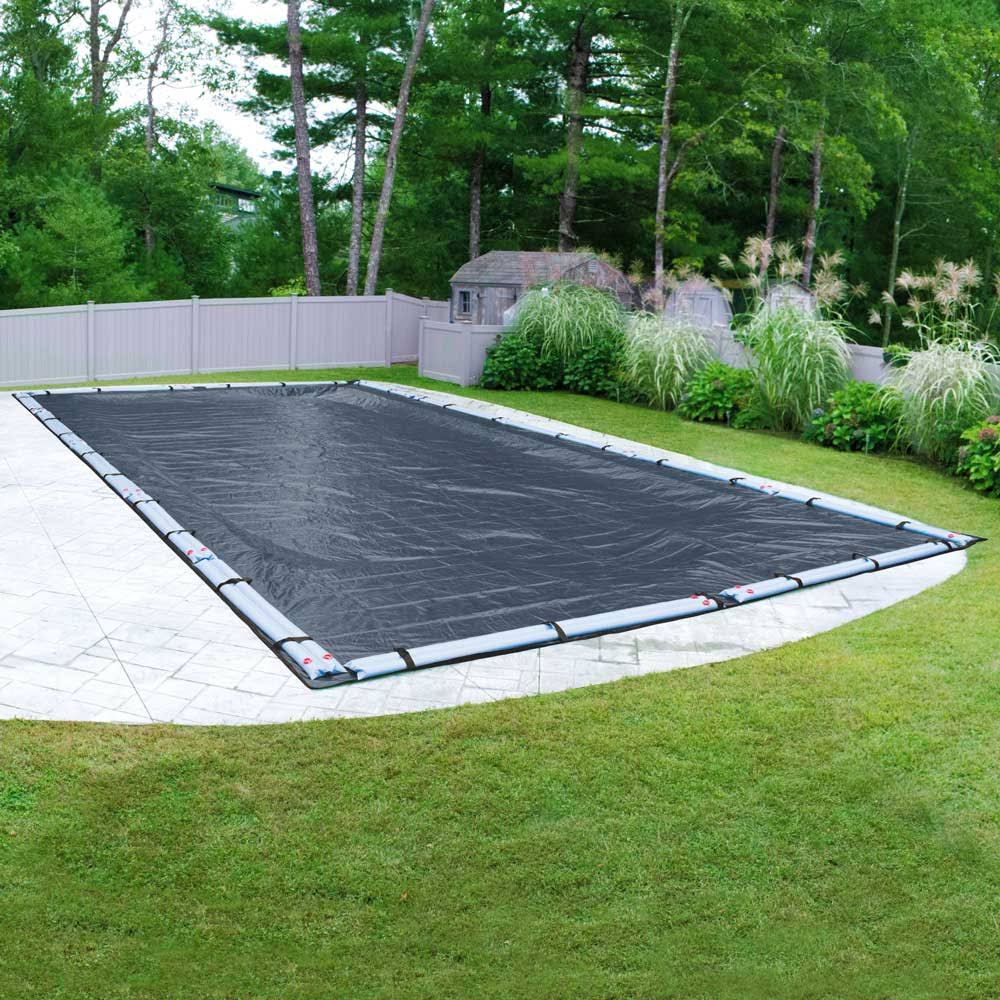 Blue/Black Rectangular Winter Pool Cover K4139