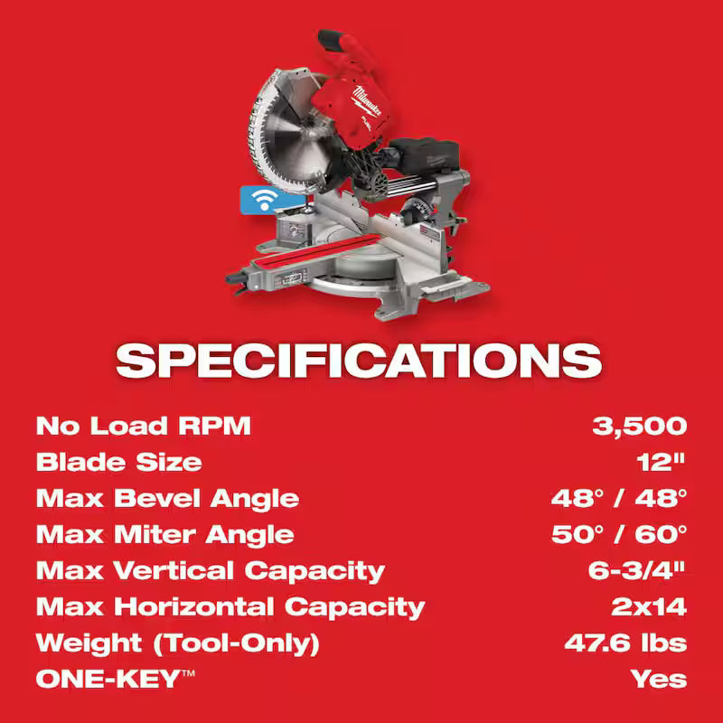 18V Brushless Cordless Dual Bevel Sliding Compound Miter Saw with Table Saw C455671
