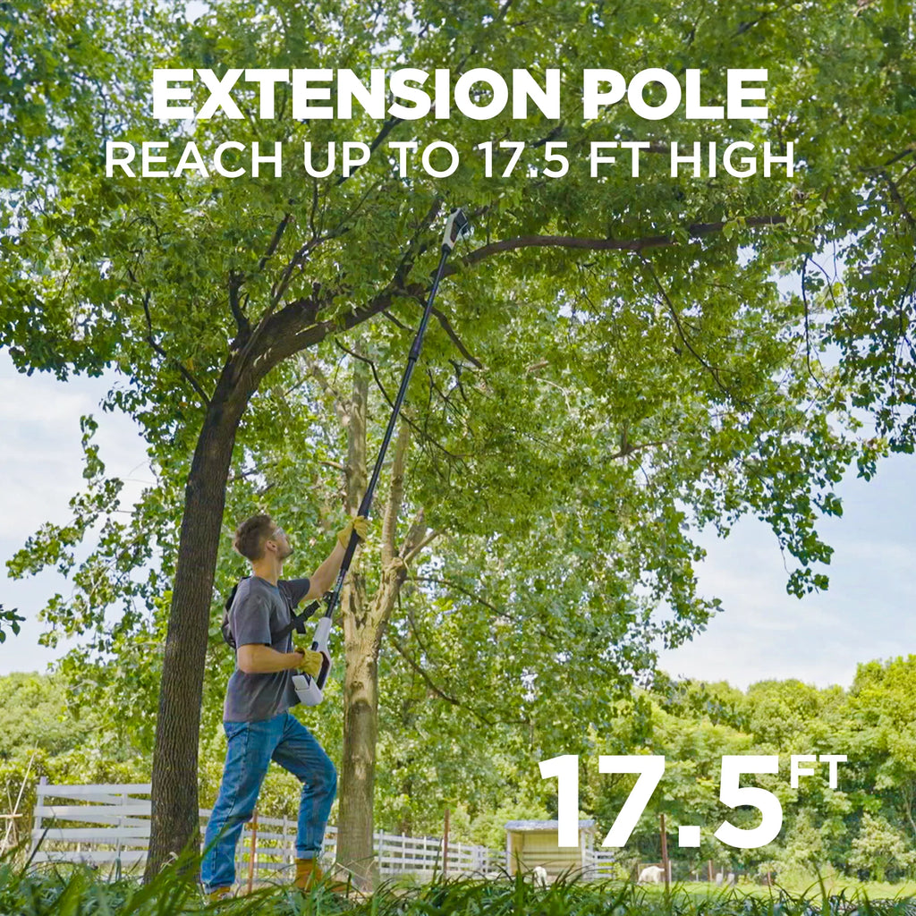 8'' Electric Cordless Pole Saw with 2.5Ah Battery P5117