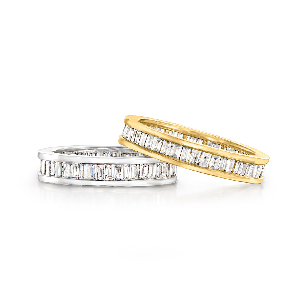 1.00 ct. t.w. Channel-Set Baguette Diamond Eternity Band in 14kt White Gold C79498