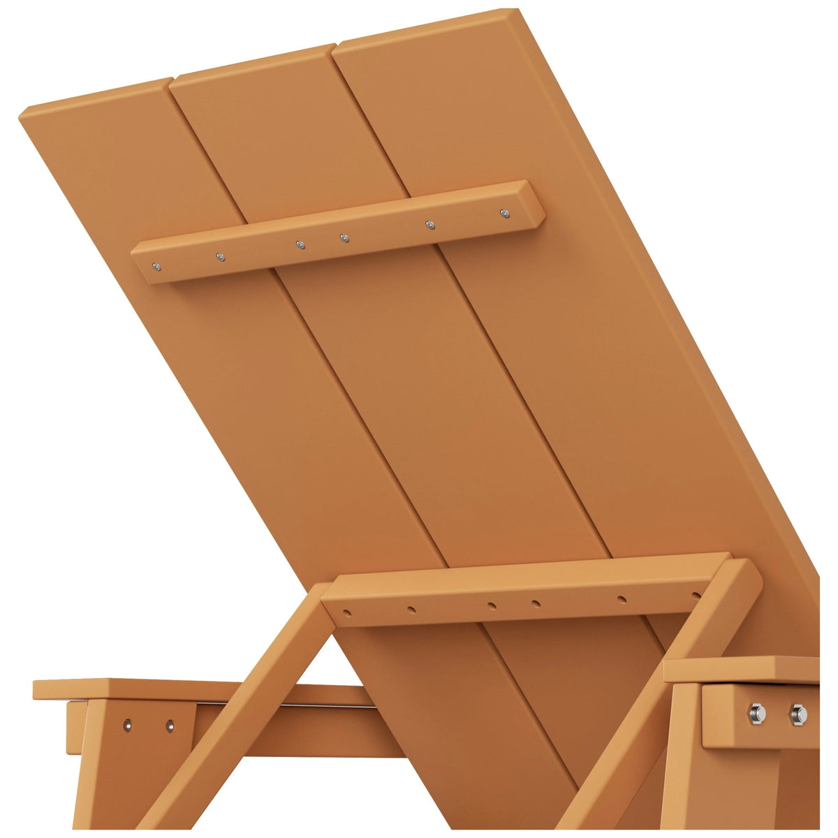 Teak All Weather Poly Chaise Lounge with Arms & Wheels Set Of 2 Q914