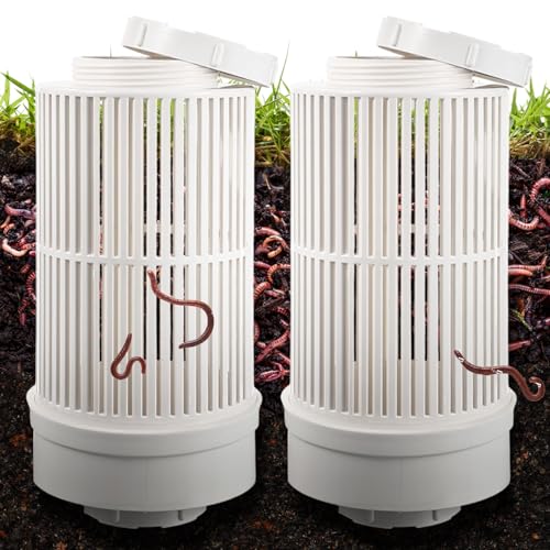 2 Pcs Inground Worm Composter L46002