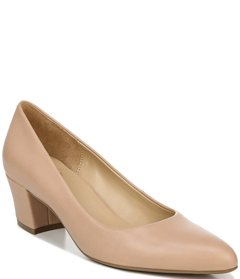 Nude Leather Pumps C497044