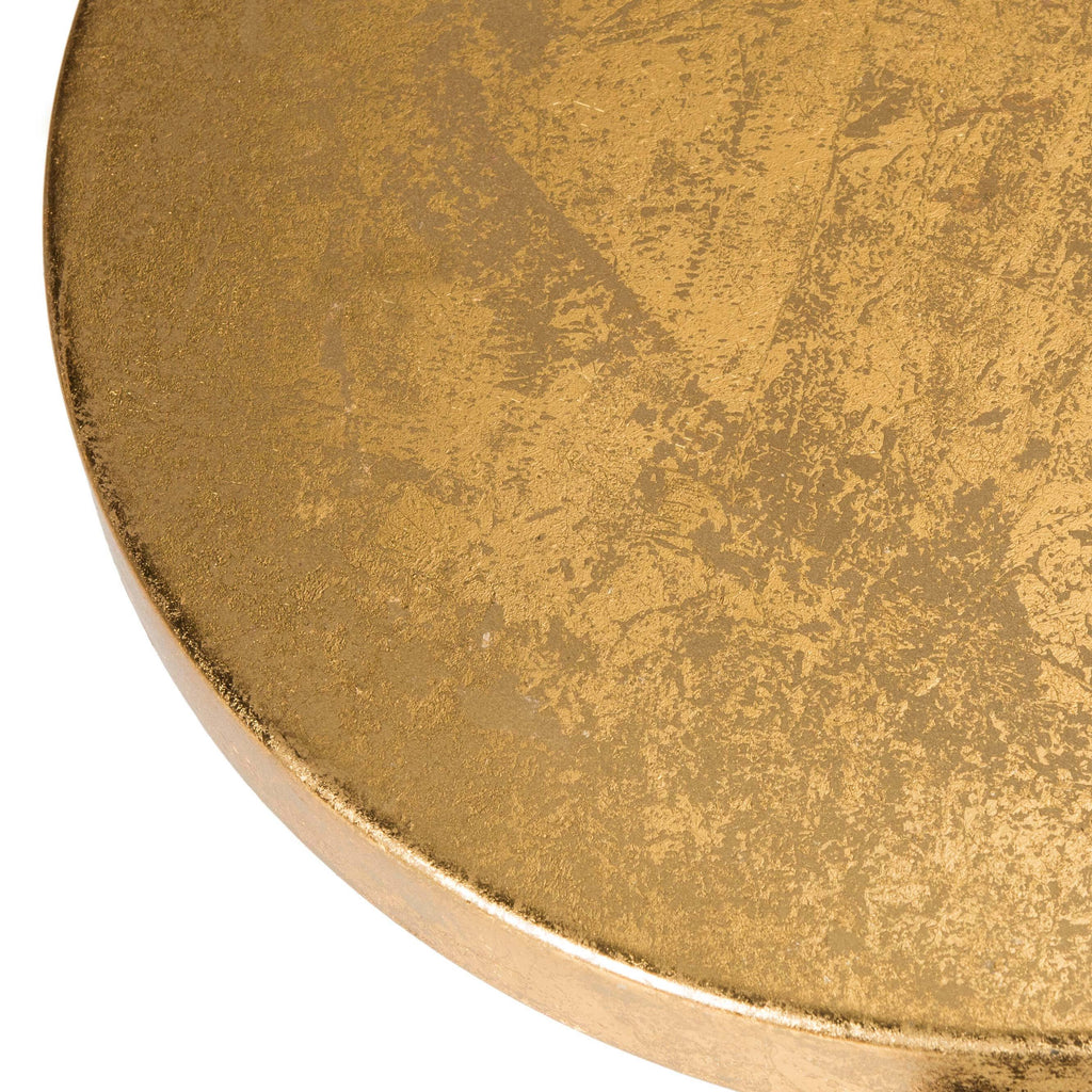 Metallic Bar Stool, White/Gold M247800
