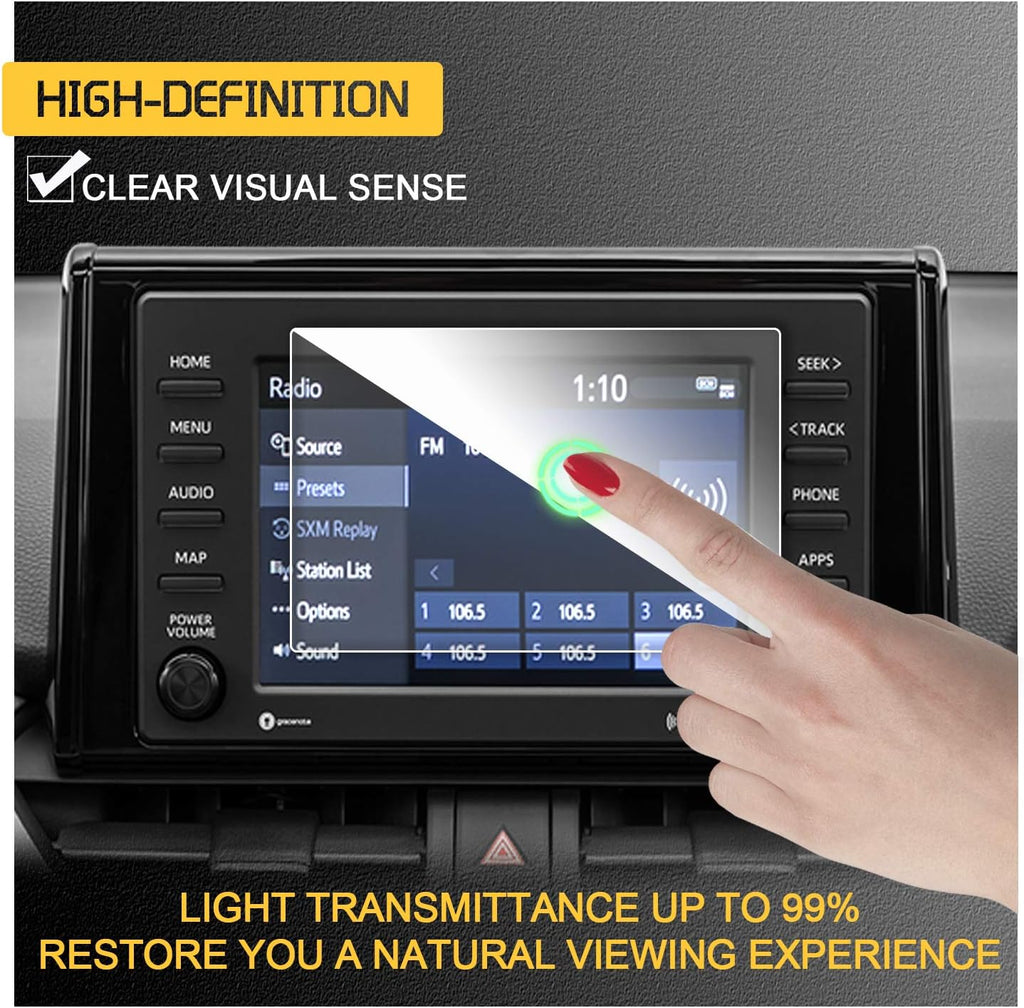 Center Touch Control Screen Protector for RAV4 7INCH 9H Hardness Tempered Glass M802547