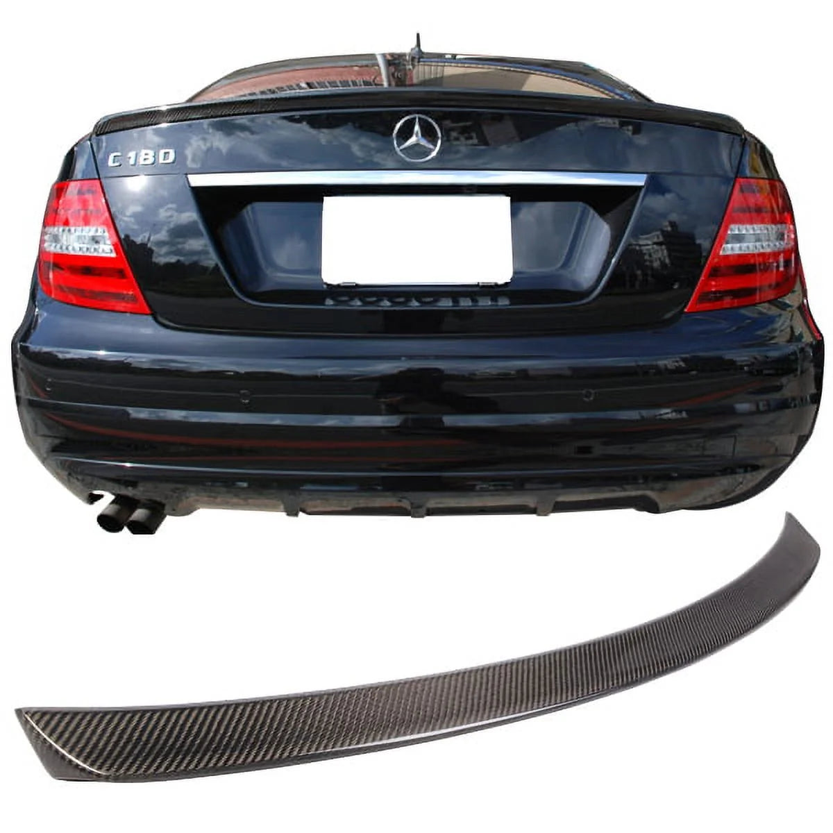 Carbon Fiber Trunk Spoiler for Benz CLS-Class W218 Sedan E47058