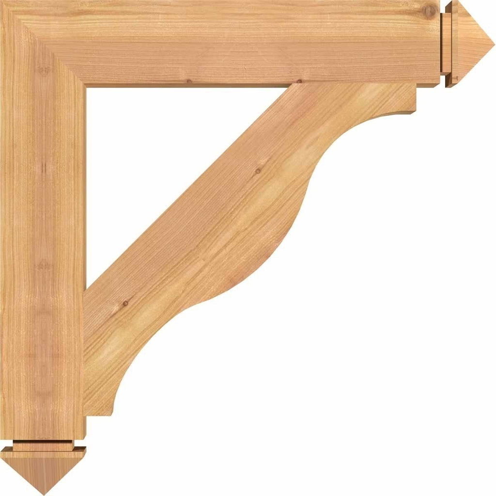 Western Red Cedar Smooth Bracket R143
