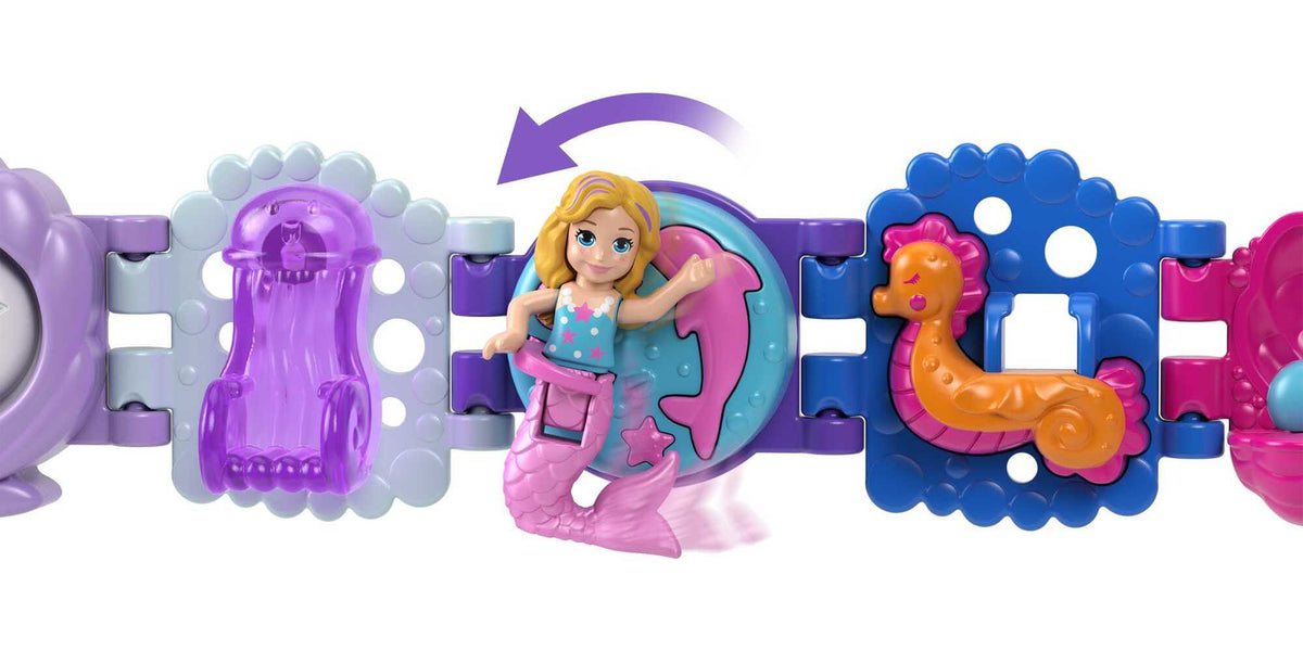 Bracelet Treasures Wearables with Snap-Together Sections and Micro Doll X942