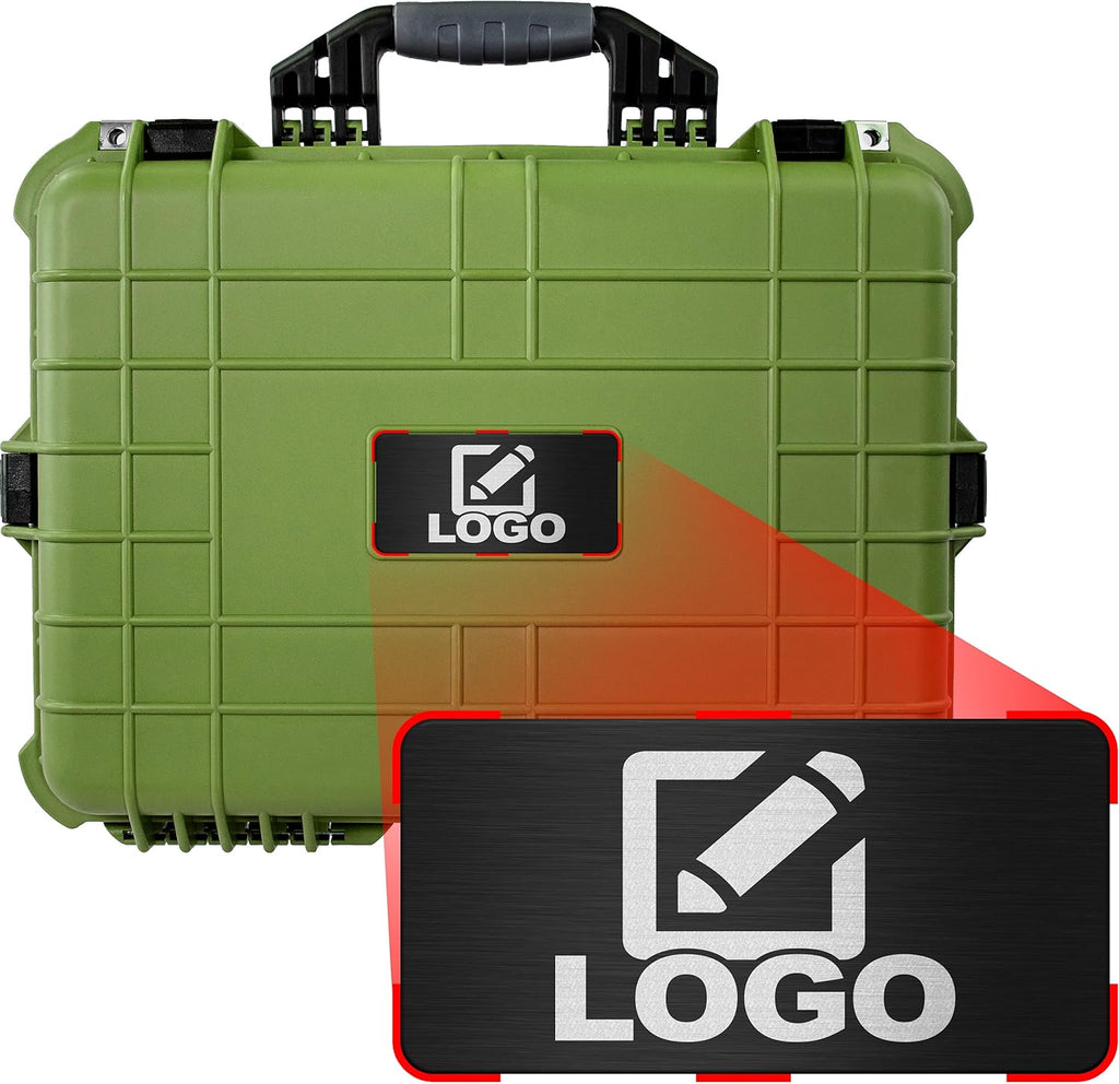 Green 20 Inch Waterproof Camera Case with Foam S15251