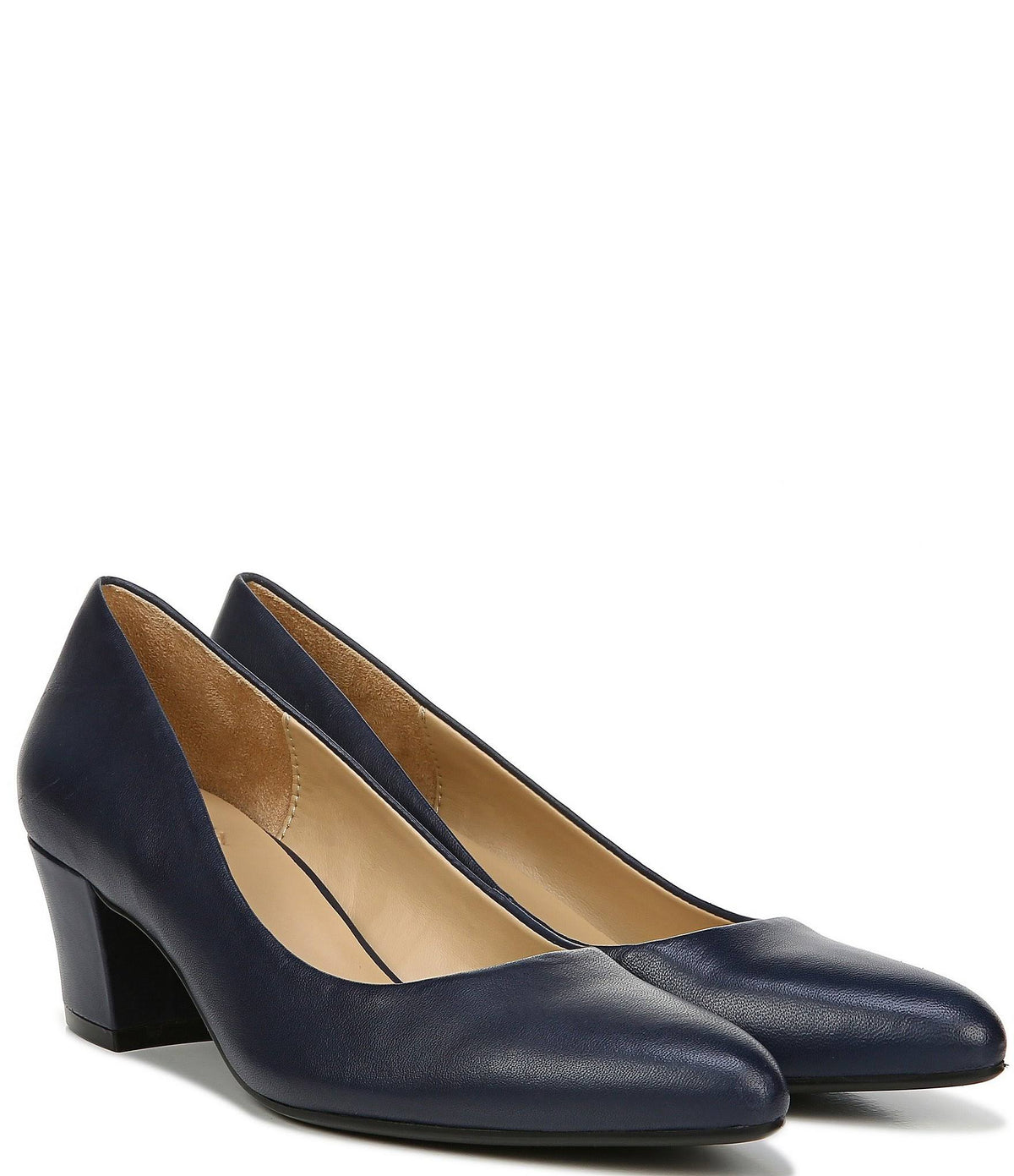 Nude Leather Pumps C497044