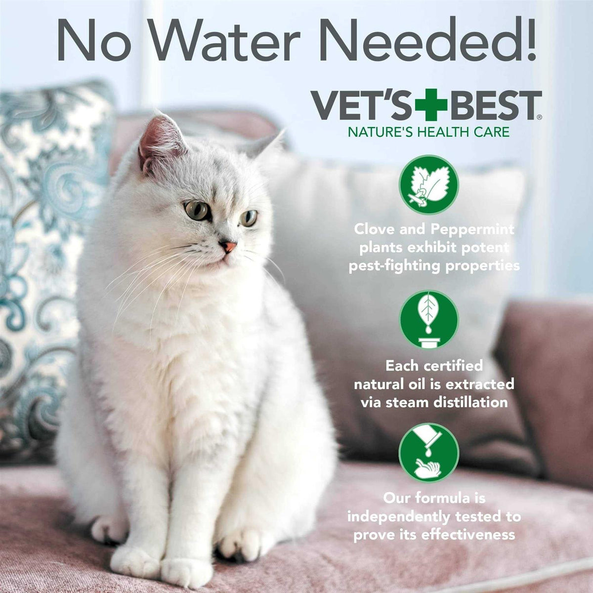 Flea & Tick Waterless Bath for Cats P552933