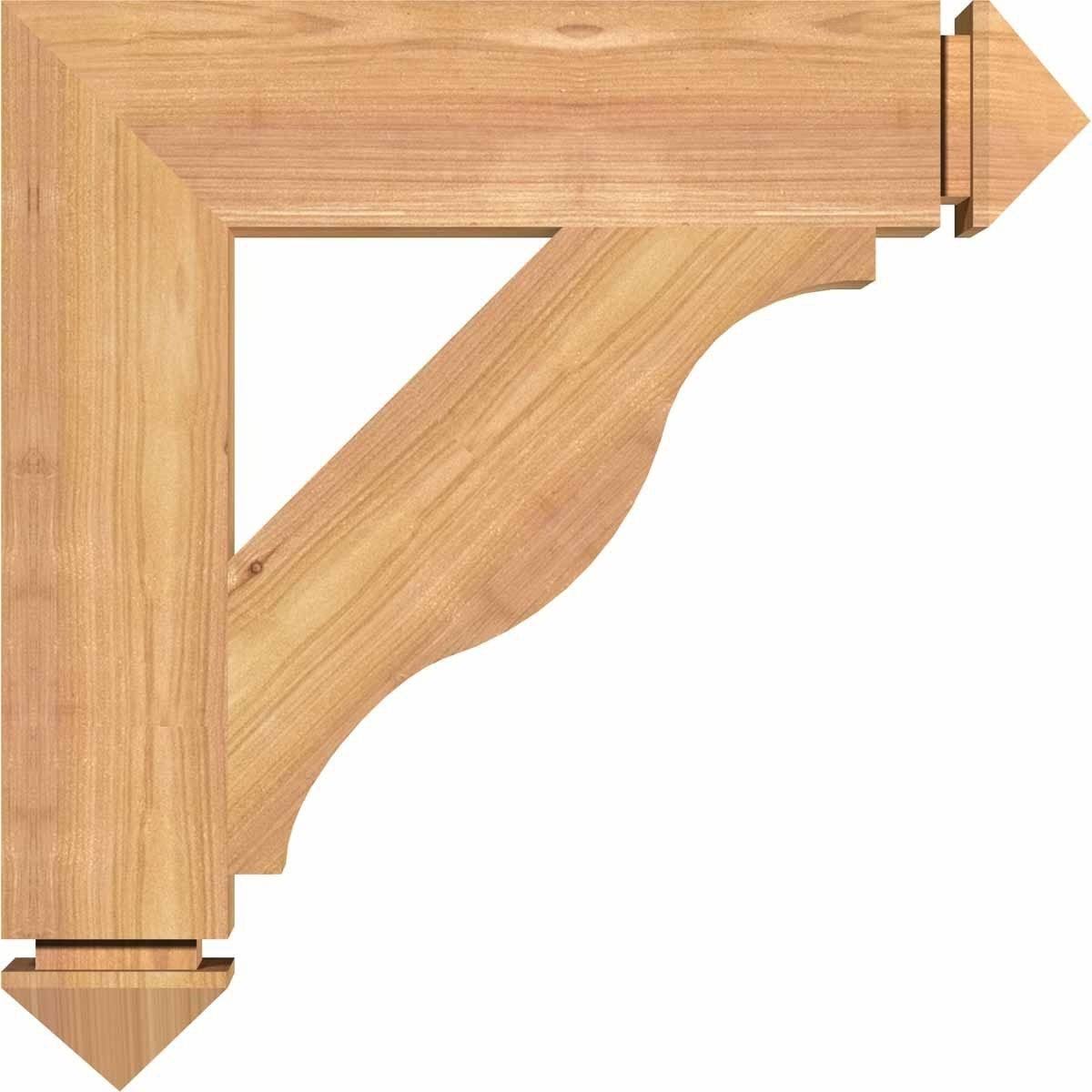 Western Red Cedar Smooth Bracket R143