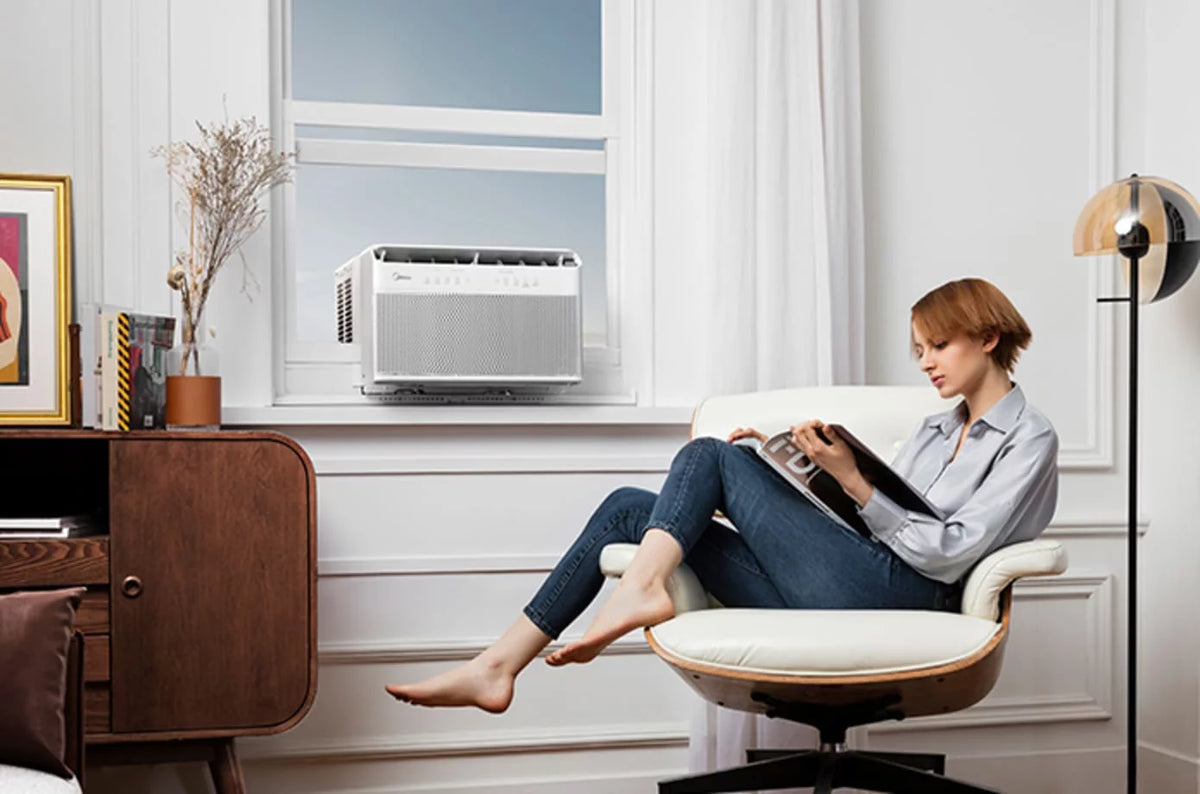 8,000 BTU Smart Inverter U-Shaped Window Air Conditioner X944376