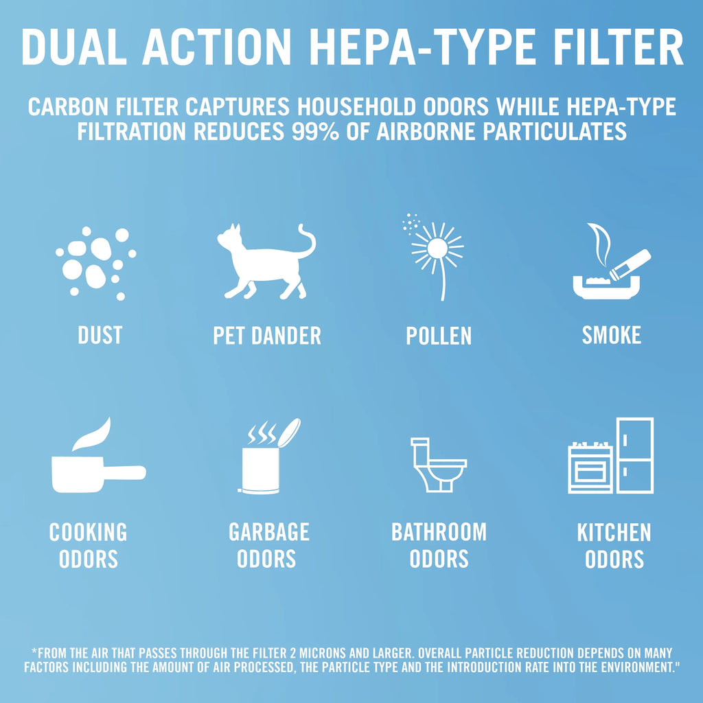 White Tabletop HEPA-Type Air Purifier U39527