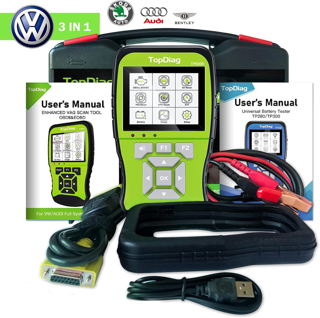 OBD2 Scanner Car Code Reader with Battery Tester 3 in 1 A395