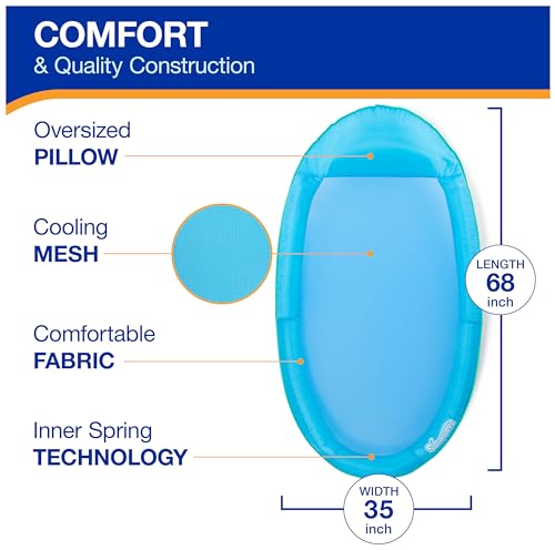 Sky Blue Inflatable Pool Lounger C168