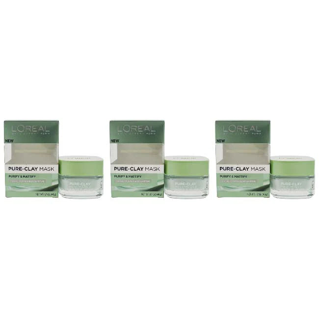 Purify and Mattify Pure-Clay Mask, 1.7 oz, Pack of 3 H971321