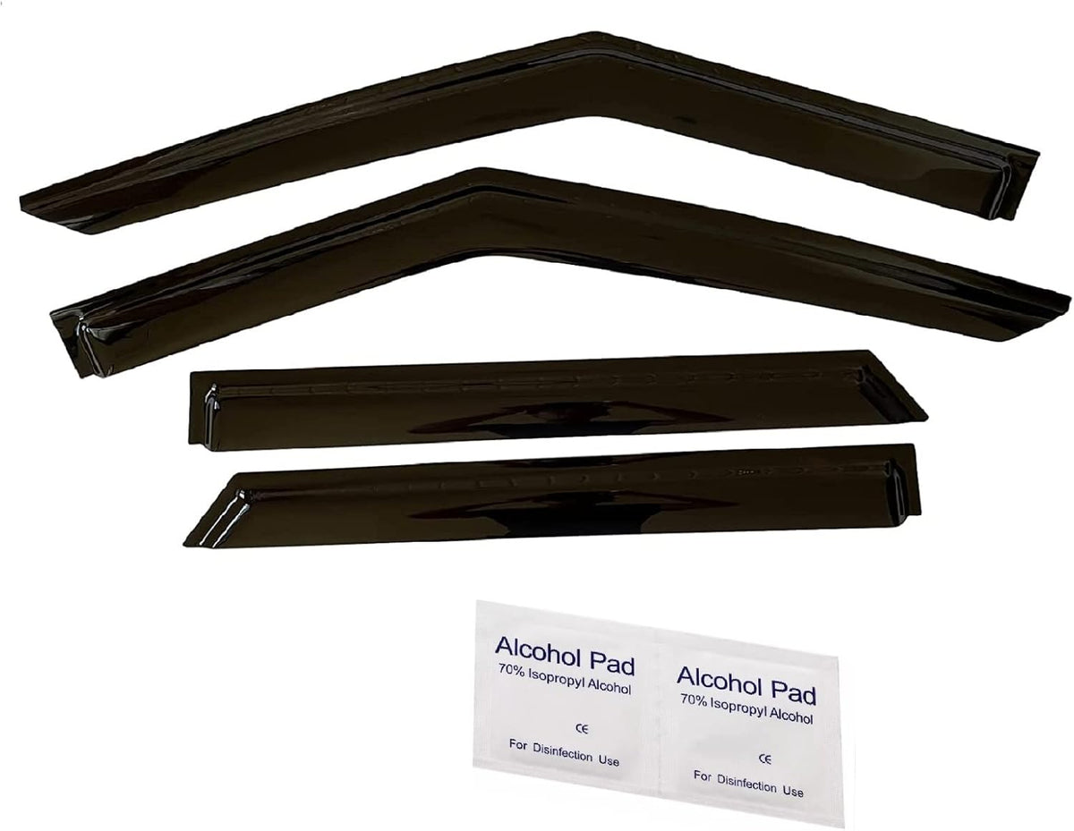 4 Pcs Set Side Window Vent Visor Rain Guards F668527