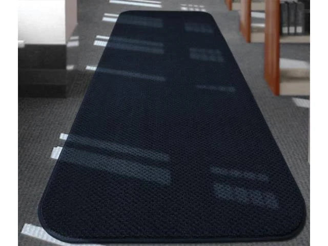 Navy Blue Skid-Resistant Carpet Runner V5315