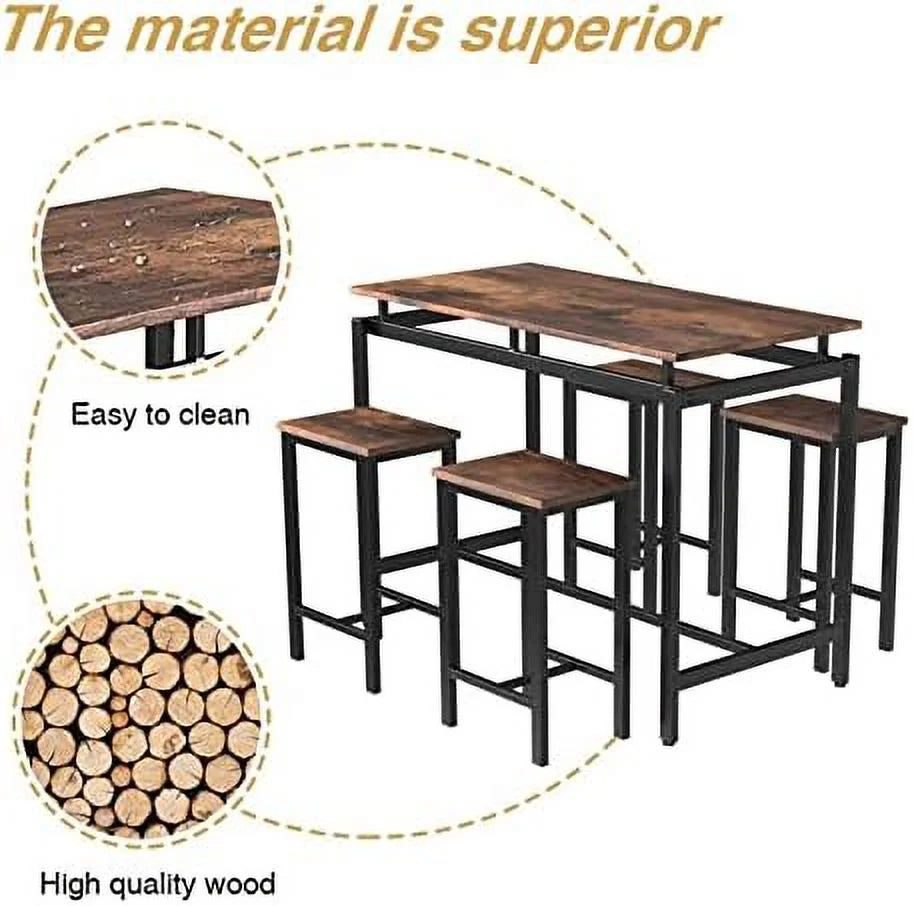 Dining Table Set for 4 5 Piece K96988